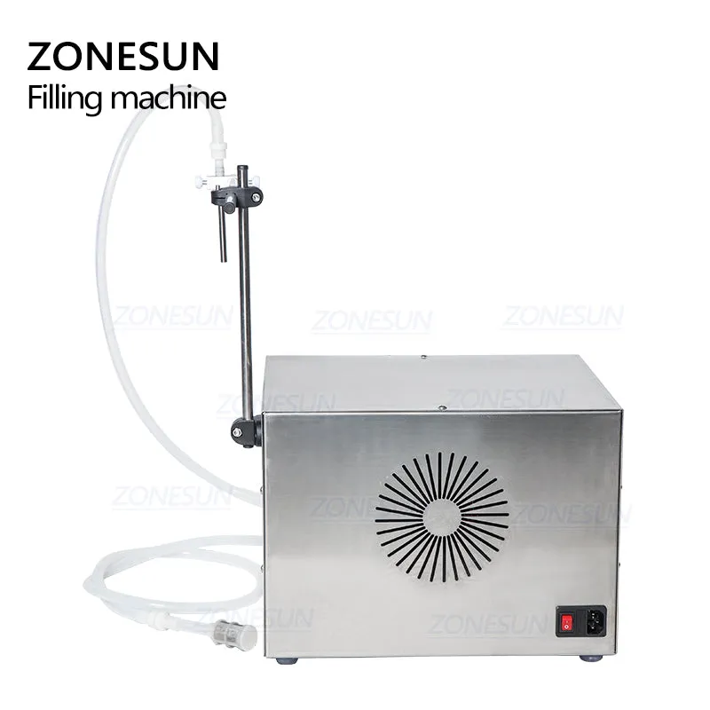 ZS-YT80 Single Nozzle Essential Oil Peristaltic Pump Liquid Filling Machine For Water Juice