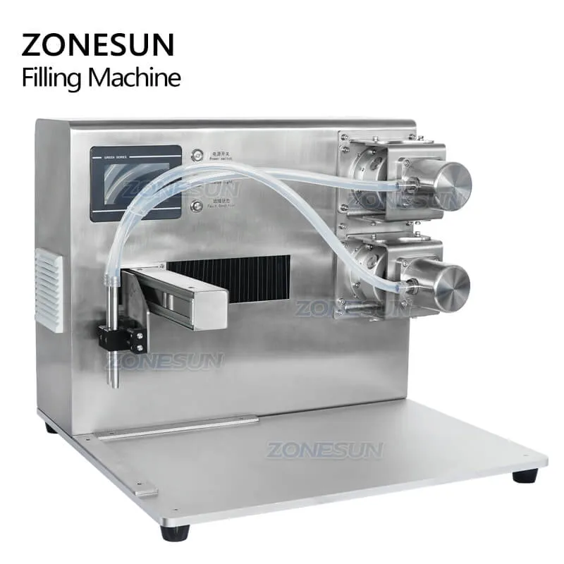 ZS-YTXY2 5ml Automatic Ceramic Plunger Pump Small Glass Vial Perfume Reagent Tube Liquid Filler Bottle Filling Machine